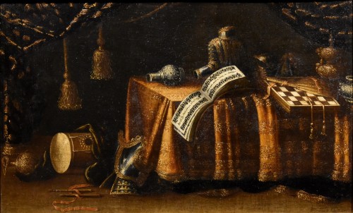 Still Life With Vanitas - Circle of Francesco Noletti (1611 - 1654)