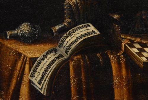 Louis XIV - Nature morte aux vanités - Cercle de Francesco Noletti (1611 -  1654)