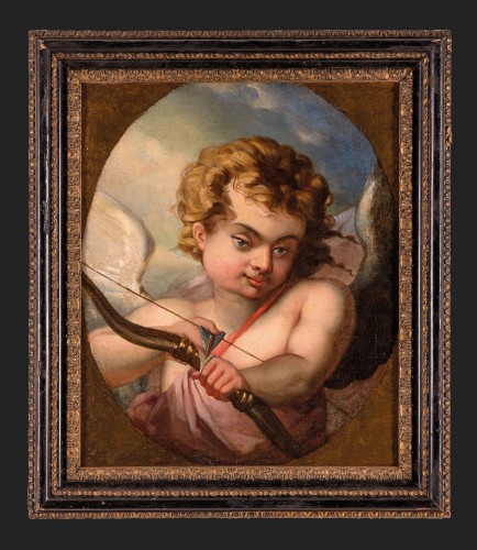 18th century - Cupid, French School Of The Entourage Of François Boucher (1703-1770)