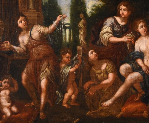 XVIIe siècle - La toilette de Vénus, atelier de Francesco Albani (1578 - 1660)