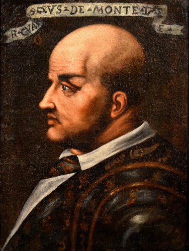 Portrait de Niccolò Orsini, Comte de Pitigliano, peintre Toscan du XVIe Siècle