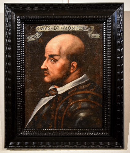 Portrait de Niccolò Orsini, Comte de Pitigliano, peintre Toscan du XVIe Siècle - Tableaux et dessins Style Louis XIII