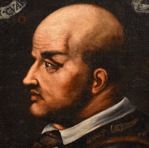 Tableaux et dessins Tableaux XVIe siècle - Portrait de Niccolò Orsini, Comte de Pitigliano, peintre Toscan du XVIe Siècle