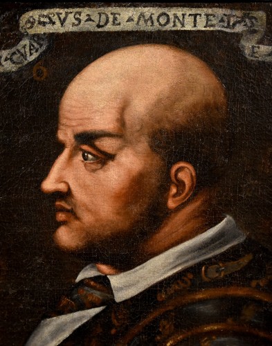 Portrait de Niccolò Orsini, Comte de Pitigliano, peintre Toscan du XVIe Siècle - Antichità Castelbarco