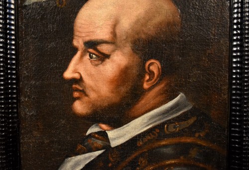 Antiquités - Portrait de Niccolò Orsini, Comte de Pitigliano, peintre Toscan du XVIe Siècle