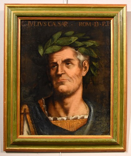 Portraits des empereurs Julius Caesar et Octavien, Italie 17e siècle - Antichità Castelbarco