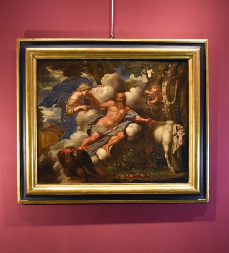 Antiquités - Le mythe de Jupiter, Io et Junon - Giovanni Angelo Canini (1608 - 1666)