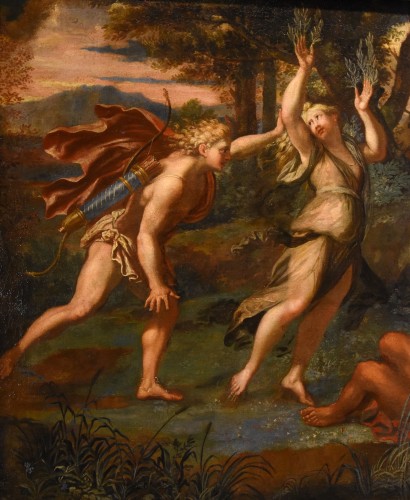Tableaux et dessins Tableaux XVIIe siècle - Le mythe de Apollon et Daphné - Giovanni Angelo Canini (1608 - 1666)