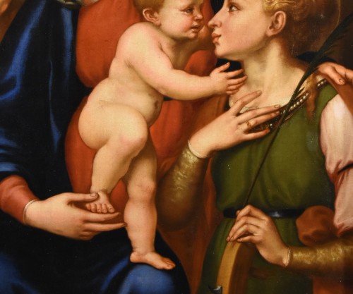 Vierge à l'enfant - Giovanni Battista Ramenghi (1531 - 1601) - Louis XIII