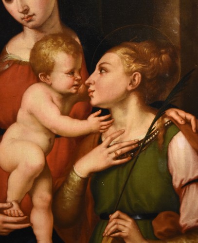Antiquités - Vierge à l'enfant - Giovanni Battista Ramenghi (1531 - 1601)