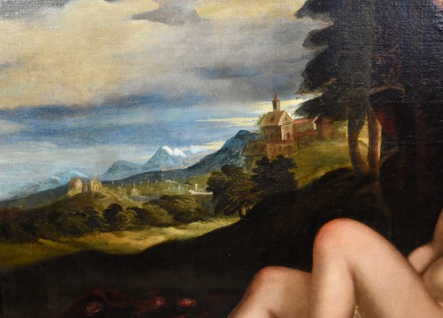 Antiquités - Vénus allongée dans un paysage, Pauwels Franck dit Paolo Fiammingo (1540 - 1596)