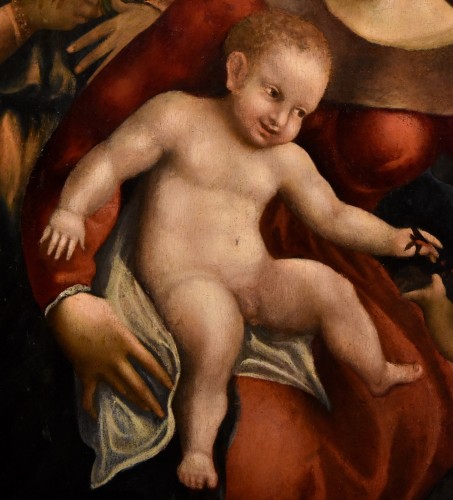 Vierge à l'enfant - École d'Antonio Allegri (c. 1489 - 1534) - Antichità Castelbarco