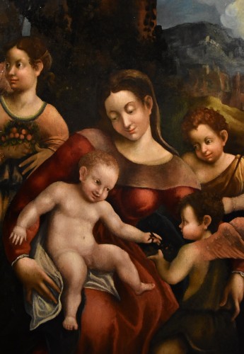 Vierge à l'enfant - École d'Antonio Allegri (c. 1489 - 1534) - Louis XIII