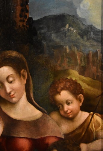 Louis XIII - Madonna and Child - School of Antonio Allegri (c.1522 - 1593) 