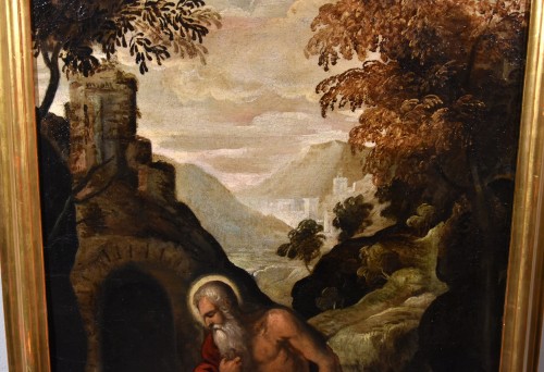 Saint Jérôme pénitent, école italienne de la fin du XVIe siècle - 