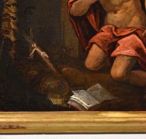 Antiquités - Saint Jerome Penitent, italian school circle Of Jacopo Negretti