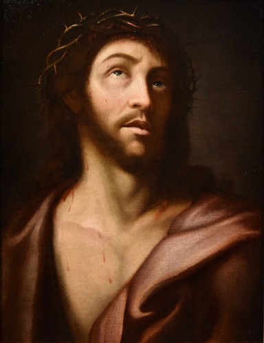 Ecce Homo, Lombard Painter Of The Seventeenth Century - Paintings & Drawings Style Louis XIII