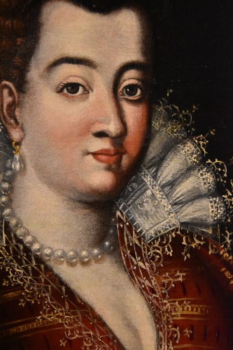 Portrait de la Grande-Duchesse Bianca Cappello, atelier de Scipione Pulzone - Louis XIII