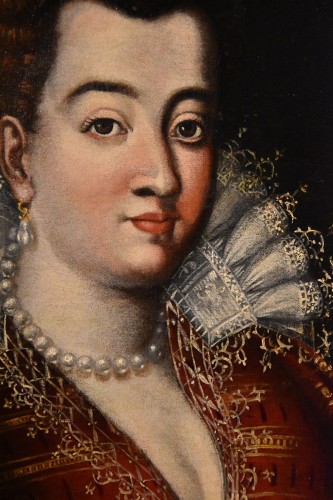 Portrait Of The Grand Duchess Bianca Cappello, workshop of Scipione Pulzone - Louis XIII