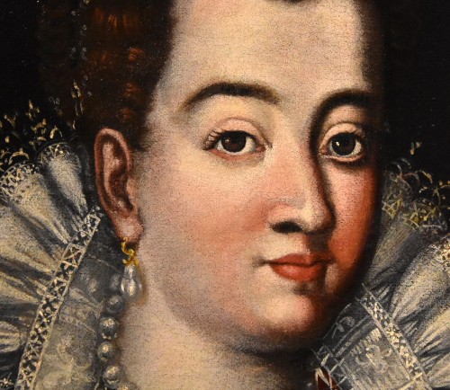 Louis XIII - Portrait Of The Grand Duchess Bianca Cappello, workshop of Scipione Pulzone