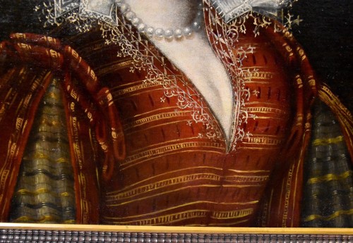 Antiquités - Portrait Of The Grand Duchess Bianca Cappello, workshop of Scipione Pulzone