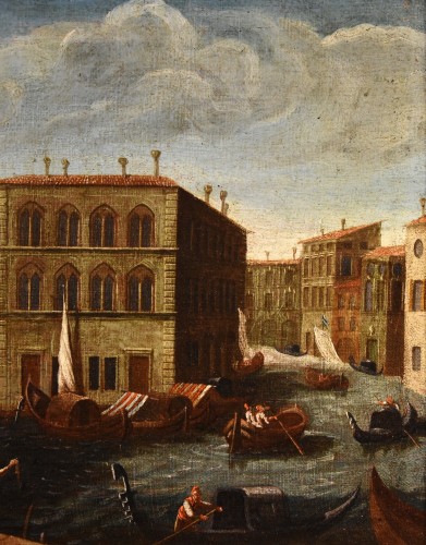 Louis XV - Vue du Grand Canal de Venise, école italienne du 18e siècle