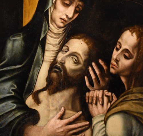 XVIe siècle et avant - Pietà avec saint Jean, atelier de Luis de Morales, dit "el Divino" (1509 - 1586)