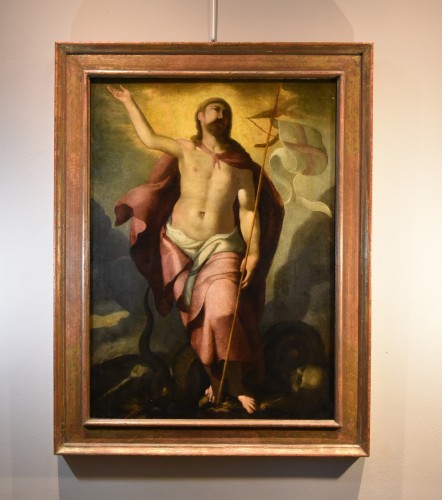 Antiquités - La résurrection du Christ, École vénitienne de la fin du XVIe siècle/début du XVIIe siècle