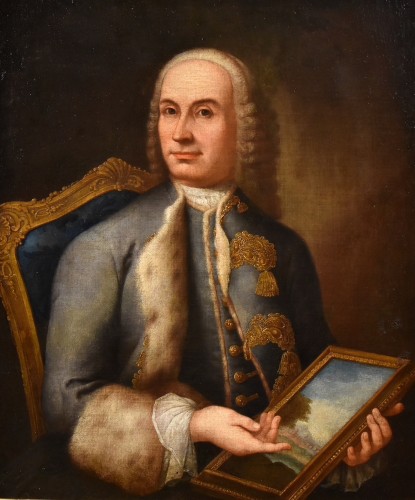 Le collectionneur d'Art, Italie 18e siècle - Tableaux et dessins Style Louis XV
