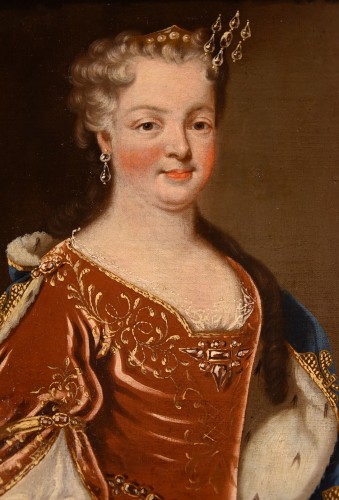 Le roi Louis XV de France avec la reine Maria Marie Leszczynska - Louis XV