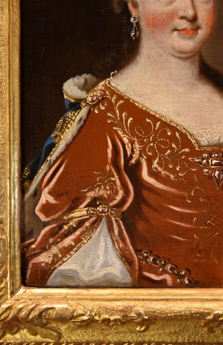 Louis XV - Le roi Louis XV de France avec la reine Maria Marie Leszczynska