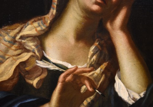 18th century - Portrait Of A Sibyl, italian school of the early 18th century