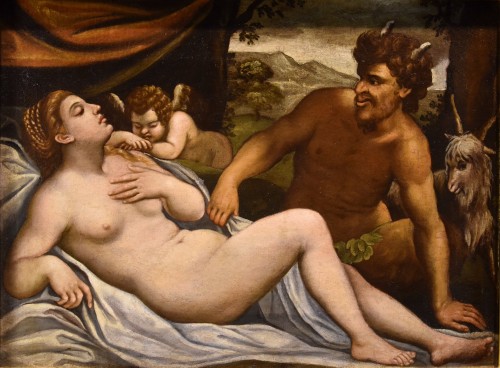 Sleeping Venus And Cupid, workshop of Palma Il Giovane  (Venice 1544 - 1628)