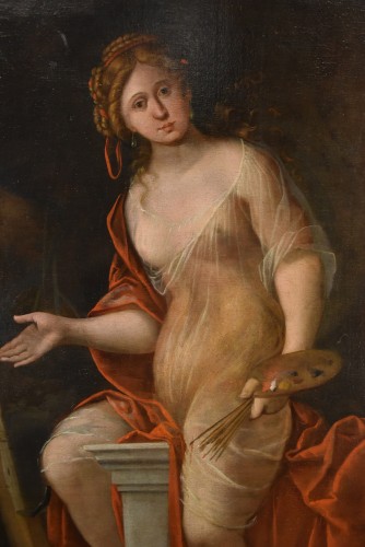 Louis XIV - Mattheus Terwesten (the Hague, 1670 - 1757), Young Woman As Allegory Of The