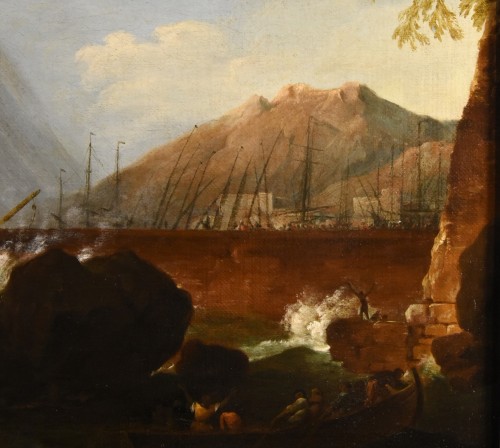 XVIIIe siècle - La tempête sur le phare, atelier de Claude-joseph Vernet (1714 -1789)