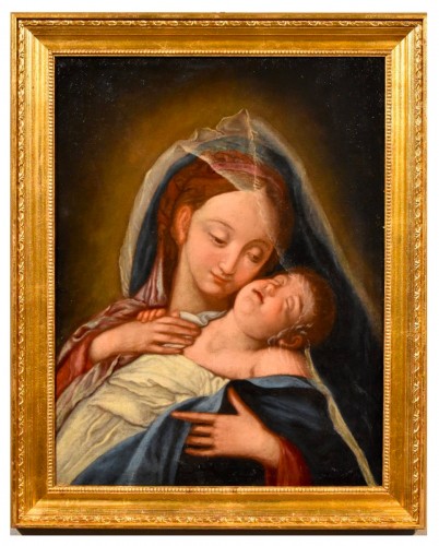 Madonna With Sleeping Child, Italian school of the 18th century