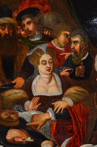 Louis XIII - Herod&#039;s banquet, Gaspar van den Hoecke ( 1585 - 1648)