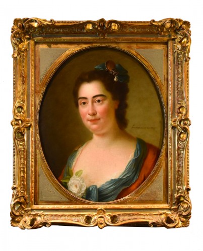 Portrait of a lady - Jean-Baptiste Perroneau (1715 –1783)