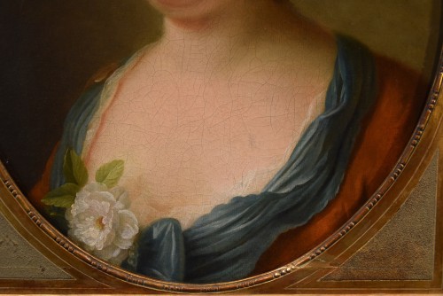 Portrait of a lady - Jean-Baptiste Perroneau (1715 –1783) - Louis XV