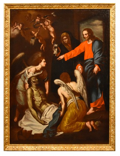 La mort de Saint Joseph, Ecole napolitaine de la fin du XVIIe siècle