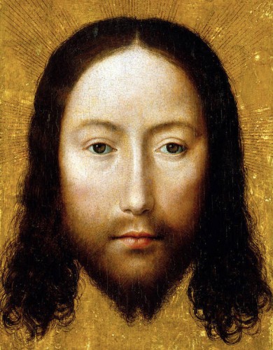 Antiquités - Face Of Christ As Salvator Mundi, Flemish Painter 16th-17th Century
