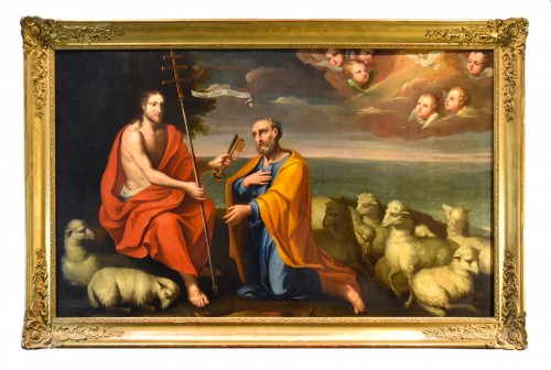 Christ remettant les clés à saint Pierre, attribué à Paolo de Mattei (1662 - 1728