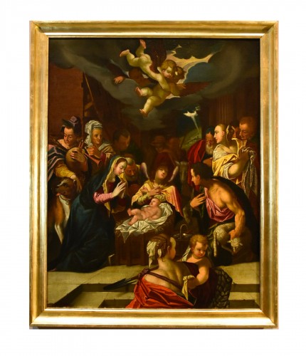 Adoration des bergers, atelier de Hans Von Achen (1552 - 1615)