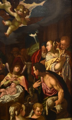 Adoration Of The Shep, workshop of Hans Von Achen (1552 - 1615) - Louis XIII