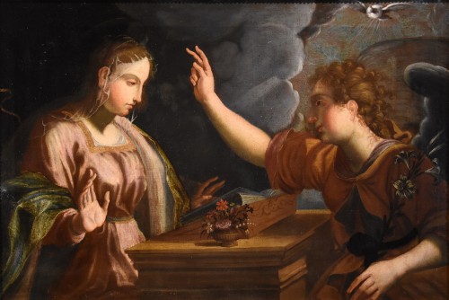 The Annunciation, Flemish school of the 17th century