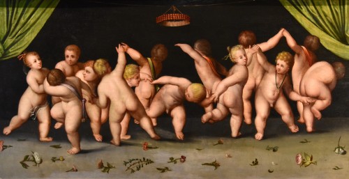 Dance Of Putti, Flemish School late 16th century