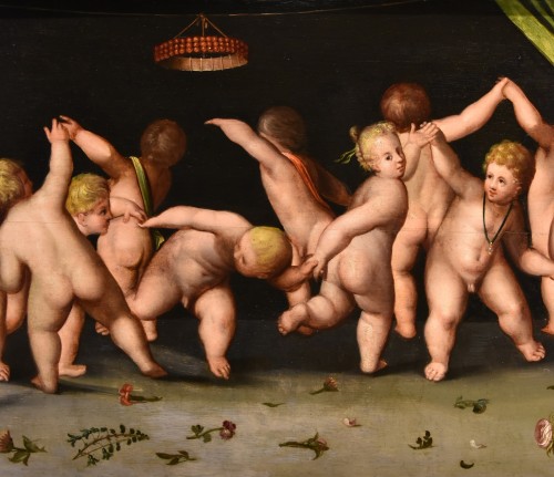 <= 16th century - Dance Of Putti, Flemish School late 16th century