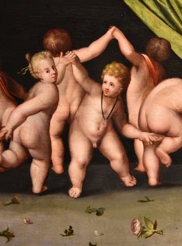 Dance Of Putti, Flemish School late 16th century - Renaissance