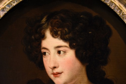 Portrait de la jeune Duchesse Ortensia Mancini, atelier de Jacob Ferdinand Voet - Antichità Castelbarco