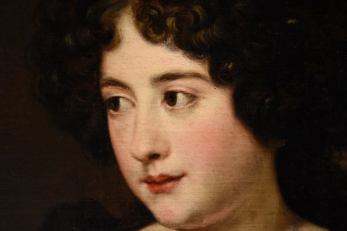 Portrait Of The Young Ortensia Mancini, workshop of Jacob Ferdinand Voet  - Louis XIV